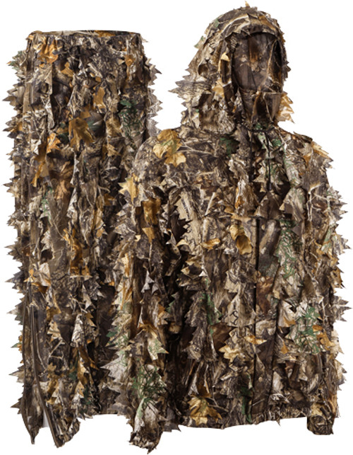 REAL TREE EDGE L/XL PANTS/TOPTITAN OUTFITTER LEAFY SUIT