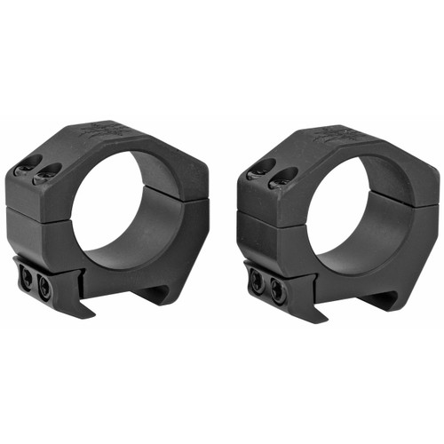 Seekins Precision Picatinny 30mm Scope Rings Matte Black Low