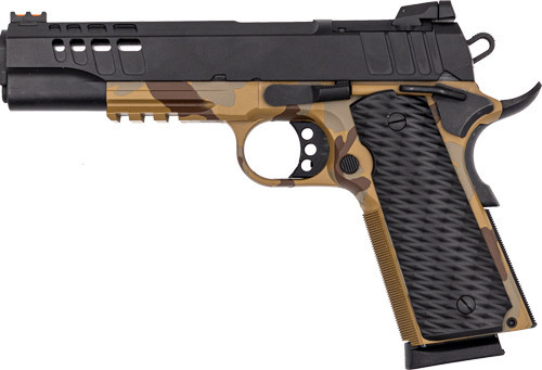 BLK SLIDE MISSION SHARA FRAMEGLFA 1911 PISTOL 45ACP 5" FS