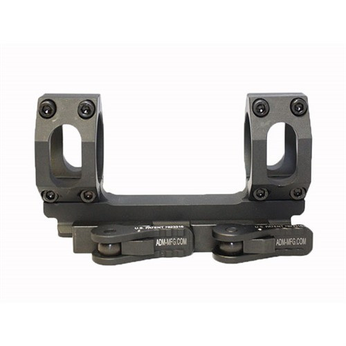 American Defense Mfg AD-RECON-S 1-Piece Picatinny Scope Mount 30mm Rings 20 MOA Black