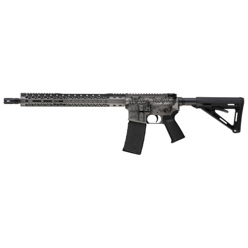 Black Rain Ordnance Spec Plus Semi Automatic Rifle 5.56 NATO 16" Titanium Black
