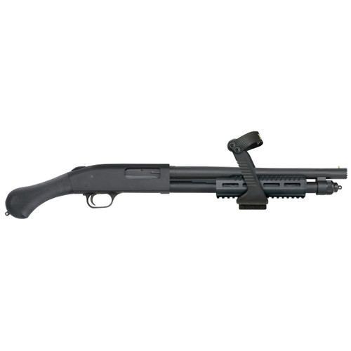 Mossberg 590 Shock 'n' Saw Pump 12 Gauge Shotgun 14.375" Blued Barrel Black Bird's Head Stock