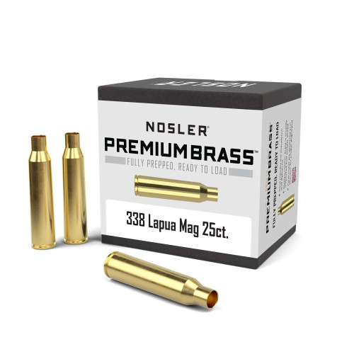 Nosler Custom 338 Lapua Magnum Brass Box of 25