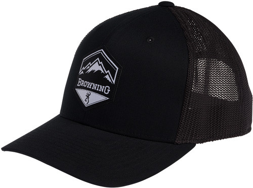Browning Cap Black With Patch Backmark Adjustable