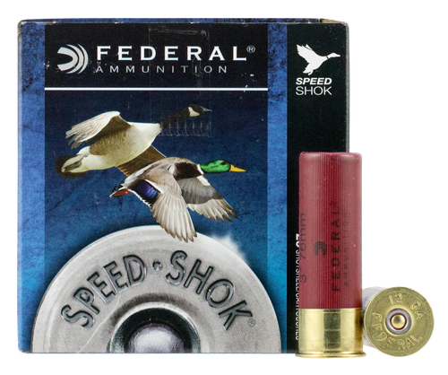 Federal Speed-Shok Waterfowl 12 Gauge Ammo 3" #1 Steel Shot 1-1/4 oz Box of 25