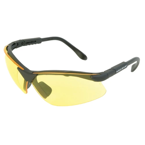 Radians Revelation Shooting Glasses Black Frame Amber Lens