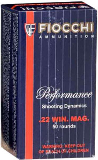 Fiocchi Magnum Shooting Dynamics .22 WMR Ammo 40 Grain JHP Box of 50