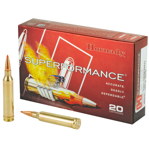 Hornady Superformance 7mm Rem Mag Ammo 162 Grain SST Box of 20