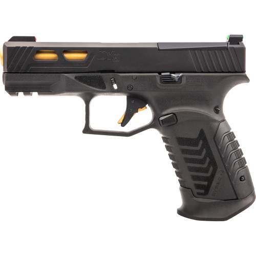 Derya DY9 9mm Luger Pistol 3.86" Barrel 15+1 Round Black/Gold
