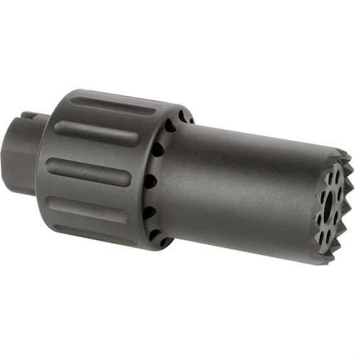 Midwest Industries Alpha Blast Diverter M14x1LH Black Nitride