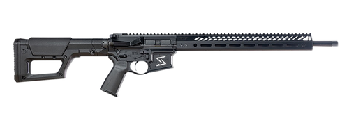 Seekins Precision 0011300121-F DMR Bolt Action Rifle 22 ARC 18" Black Stainless Steel Barrel Black Frame Black Stock