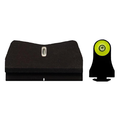 XS DXT2 Suppressor Height Night Sight Set for Glock 20, 21, 29, 30, 30S, 37, 41 Big Dot Tritium Front, Tritium Stripe Rear Yellow