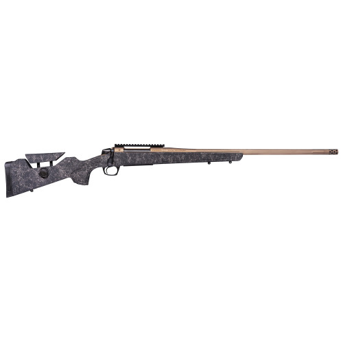 CVA Cascade Long Range Hunter Bolt Action Rifle 7mm PRC 24" Fluted Smoked Bronze Threaded Barrel Smoked Bronze Frame Black/Bronze Adjustable Stock