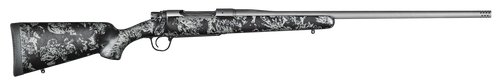 Christensen Arms Mesa FFT Bolt Action Rifle 300 PRC 22" Threaded Barrel Tungsten Gray Cerakote Black Gray Webbing Stock