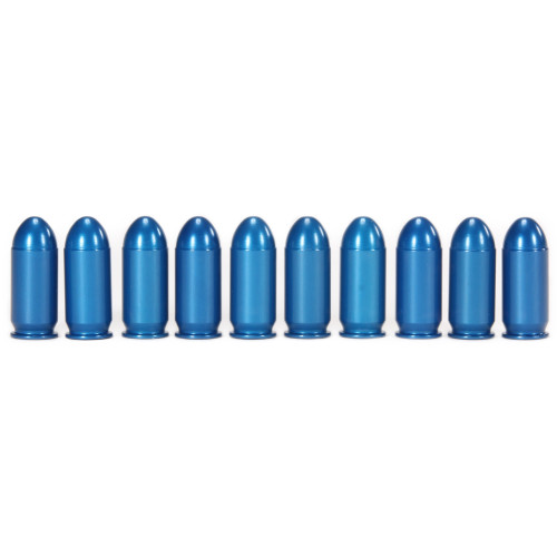 A-ZOOM Action Proving Dummy Round Snap Cap Blue Value Pack .45 Auto Aluminum 10PK - Image 1