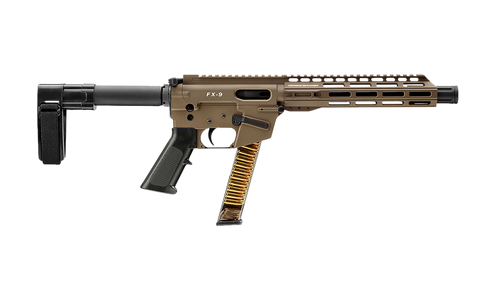 Freedom Ordnance FX9P10SBM-FDE 9mm Luger Pistol 10" Barrel Flat Dark Earth