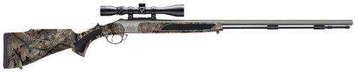 Traditions Vortek StrikerFire 45 Caliber Muzzleloading Rifle 28" Stainless Barrel Mossy Oak Break-Up Country Stock 3-9x40mm Scope