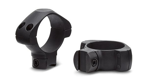 Konus 2-Piece 30mm Steel Scope Rings Low Black