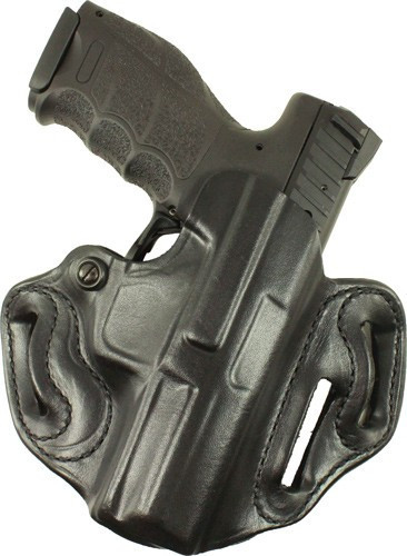 DeSantis Speed Scabbard Holster Right Hand Black Leather for M&P 9/40/45C