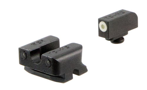 Truglo Tritium Pro Night Sights for Walther CCP Green with White Outline