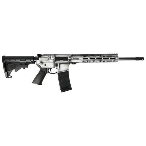 Ruger AR-556 Custom White Distressed Rifle 5.56mm 30rd Magazine 16.10 Barrel