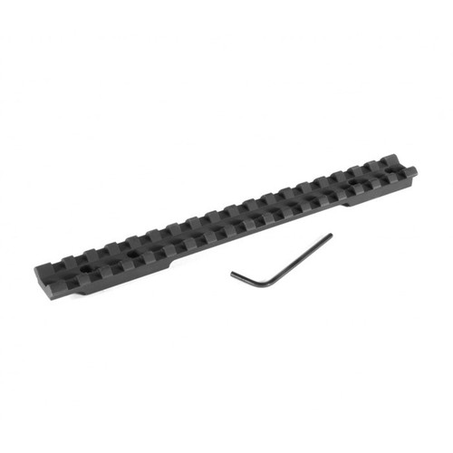 EGW 1-Piece 20 MOA Picatinny Scope Base Savage Long Action Matte Black (6061 T6 Aluminum, Center Spread 4.630")