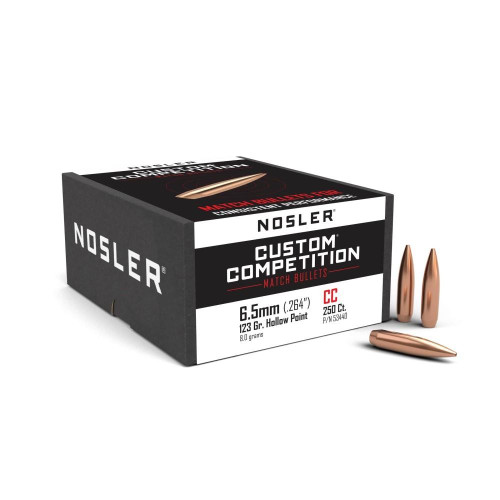Nosler 6.5mm .264" 123gr HPBT 250/Box