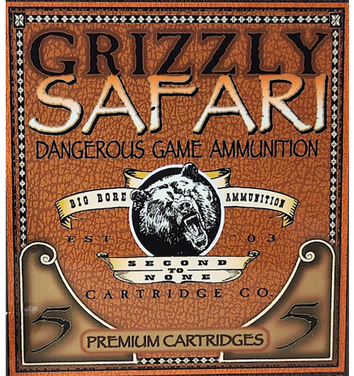 Grizzly Ammo GC47NE1 470 Nitro Express 500 Grain Triple Shock X 5/10