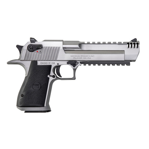 Magnum Research Mark XIX Desert Eagle .44 Magnum Pistol 6" Barrel 8+1 Round Stainless Steel Finish Black Appointments