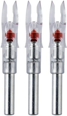 Nockturnal Lighted Nock S-Series Red 3PK