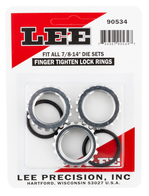 Lee Die Locking Ring 7/8"-14 Thread 3PK Lee Die Locking Ring 7/8"-14 Thread 3PK