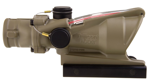 Trijicon ACOG 4x32mm Rifle Scope Illuminated Red Chevron .223/5.56 BDC Reticle Flat Dark Earth