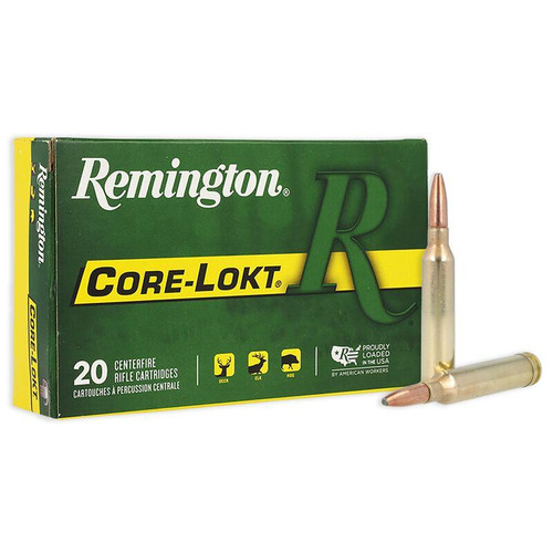 Remington Core-Lokt 7mm Remington Magnum Ammo 140 Grain Jacketed Soft Point Box of 20