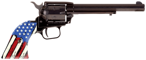 Heritage Manufacturing Rough Rider .22 LR Revolver 6.5" Black Barrel 6 Round Distressed Flag Grip