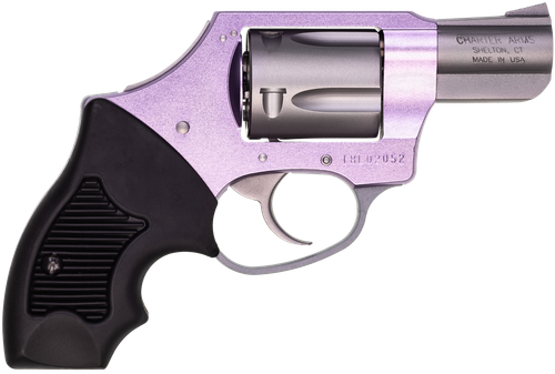 Charter Arms Undercover Lite Lavender Lady 38 Special Revolver 2" Stainless Steel Barrel 5 Round Black Grip