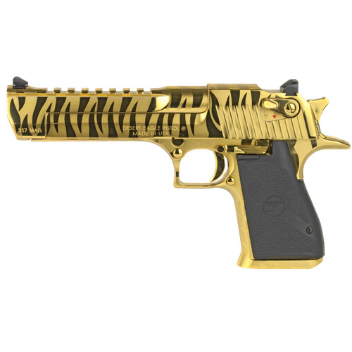 Magnum Research Desert Eagle Mark XIX 357 Magnum Pistol 6" Barrel 9+1 Round Tiger Stripe Slide Black Grip Tiger Stripe Frame
