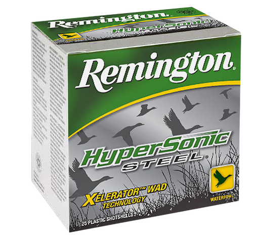 Remington HyperSonic Waterfowl 20 Gauge Ammo 3" #4 Steel Shot 7/8 oz Box of 25