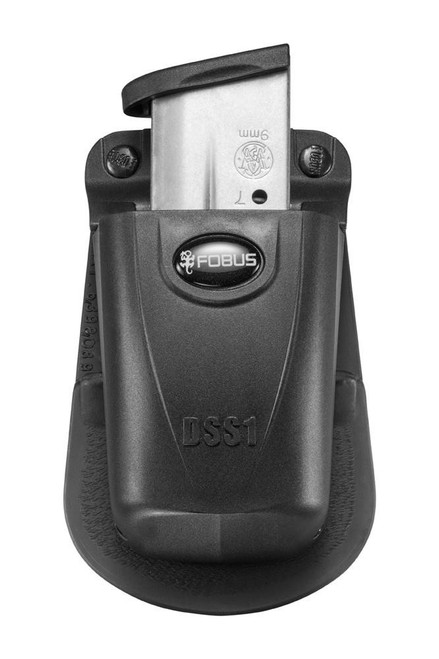 Fobus Paddle Single Magazine Pouch Ambidextrous S&W M&P Shield 9mm, 40 SS&W, Ruger LC9, Kimber Solo Polymer Black