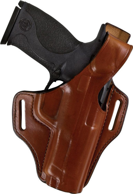 Bianchi 56 Serpent OWB Holster Right Hand Glock 19, 19X, 23, 32, 45 Leather Tan
