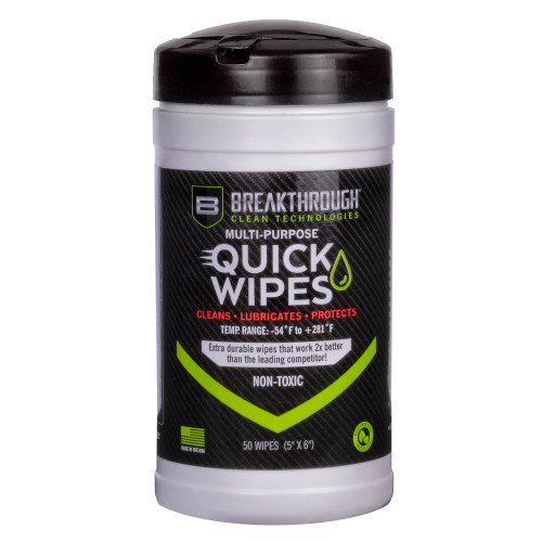 Breakthrough Clean Technologies Multi-Purpose Quick Wipes 50 Count