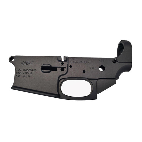Alex Pro Firearms APF Stripped AR-15 Billet Lower Receiver