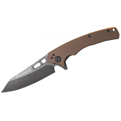 Remington EDC Coping Folder Knife 4 Inch Tan Handle