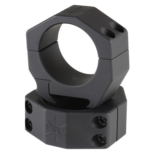 Seekins Precision Picatinny 34mm Scope Rings Matte Black Low