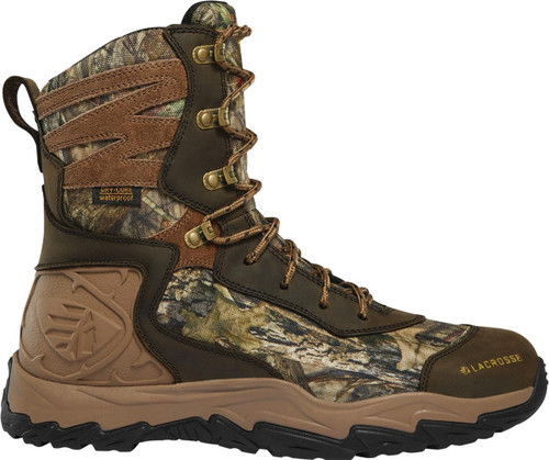 LaCrosse Windrose 8" Hunting Boots Mossy Oak Break-Up Country 600G Size 8