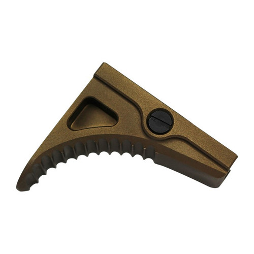 True North Concepts GRIPSTOP Aluminum Picatinny Grip Earth Brown