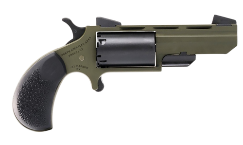 North American Arms Huntsman 22 WMR Revolver 2" Barrel OD Green/Black Frame 5 Rounds