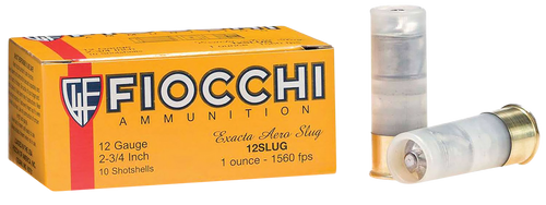 Fiocchi 12 Gauge 2.75" 1 oz Rifled Slug Shot 10/Box