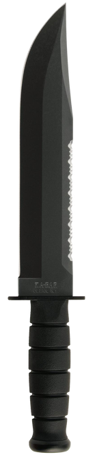 Ka-Bar Big Brother Fixed Blade Knife 9.38" 1095 Cro-Van Steel Blade Leather Handle