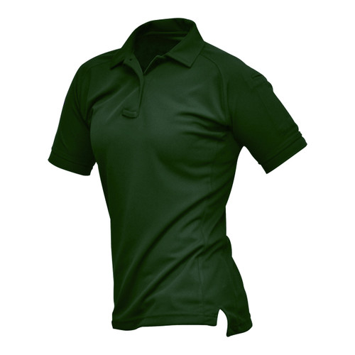 Vertx Coldblack Women's Short Sleeve Polo Green Large