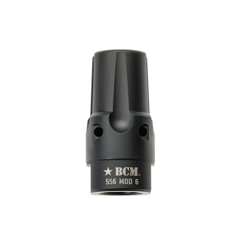 Bravo Company BCM GUNFIGHTER Mod 6 Compensator 1/2"-28 Thread AR-15 Steel Black Bravo Company BCM GUNFIGHTER Mod 6 Compensator 1/2"-28 Thread AR-15 Steel Black